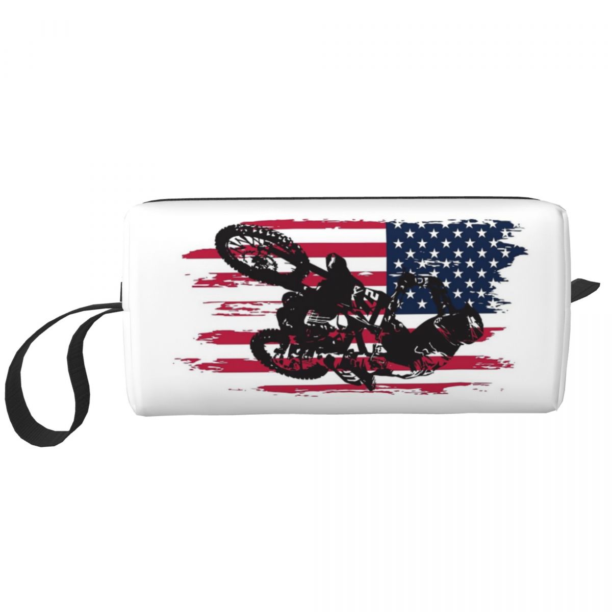 Beauty Makeup Usa - Dirt Bike Motocross USA American Flag