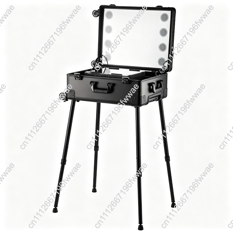 Beauty Makeup Trolley - For Makeup box with light trolley