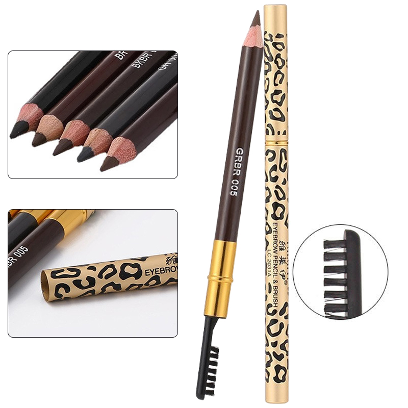 7 Colors Leopard Double Head E - огляд і ціна Eyebrow Pomade Pencil