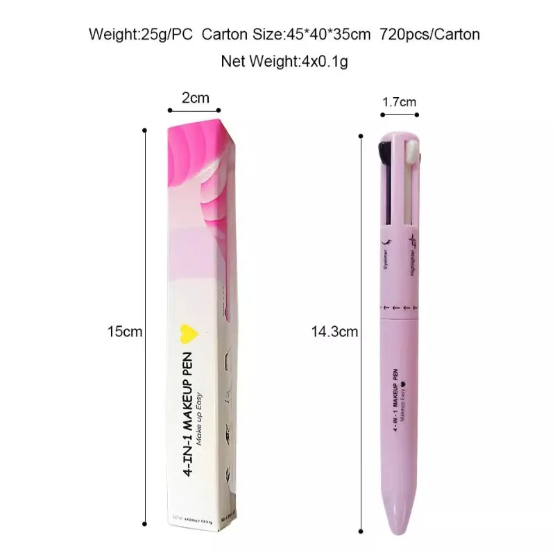 4 In 1 Eyebrow Pencil Lip Line - огляд і ціна Eyebrow Pomade Pencil
