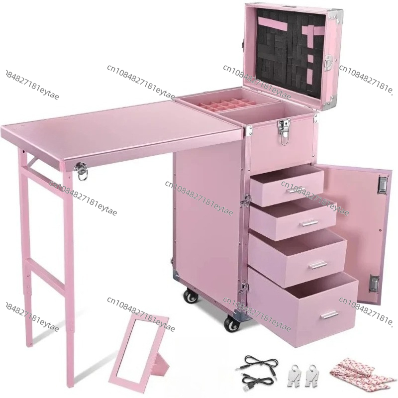Manicure Table Foldable Nail T - огляд і ціна Beauty Makeup Trolley