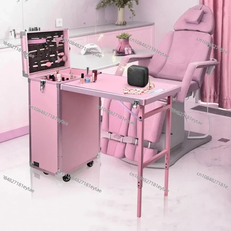 Manicure Table Foldable Nail T - огляд і ціна Beauty Makeup Trolley