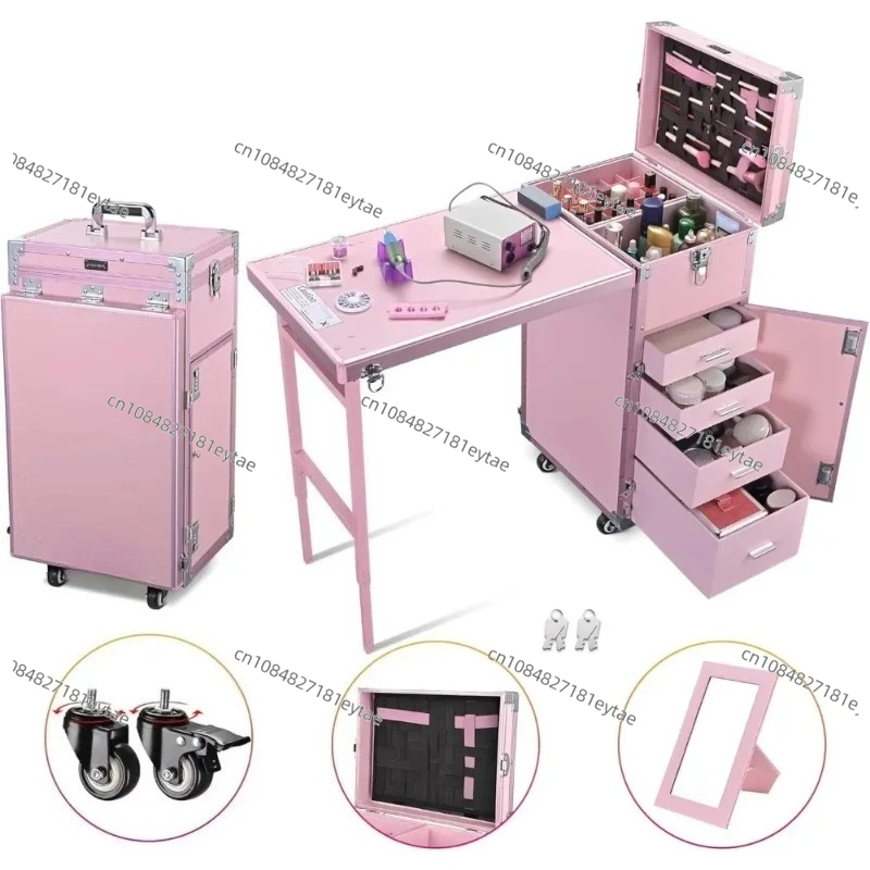Manicure Table Foldable Nail T - огляд і ціна Beauty Makeup Trolley
