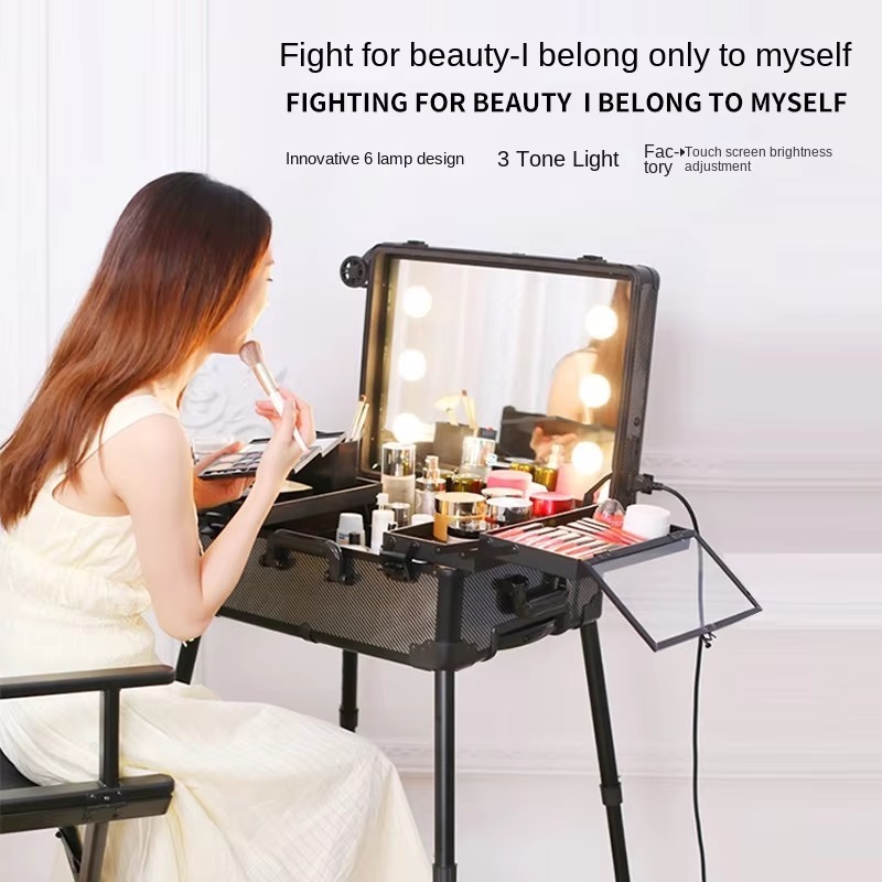 Aluminum Alloy Bluetooth Troll - огляд і ціна Beauty Makeup Trolley
