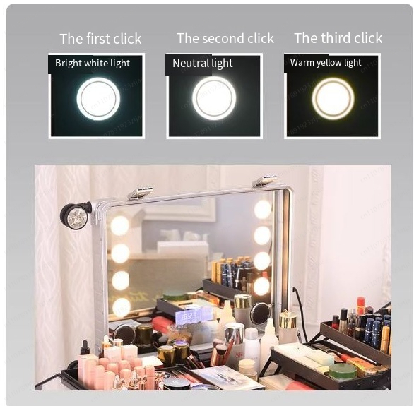 22 inch Trolley Suitcase LED L - огляд і ціна Beauty Makeup Trolley
