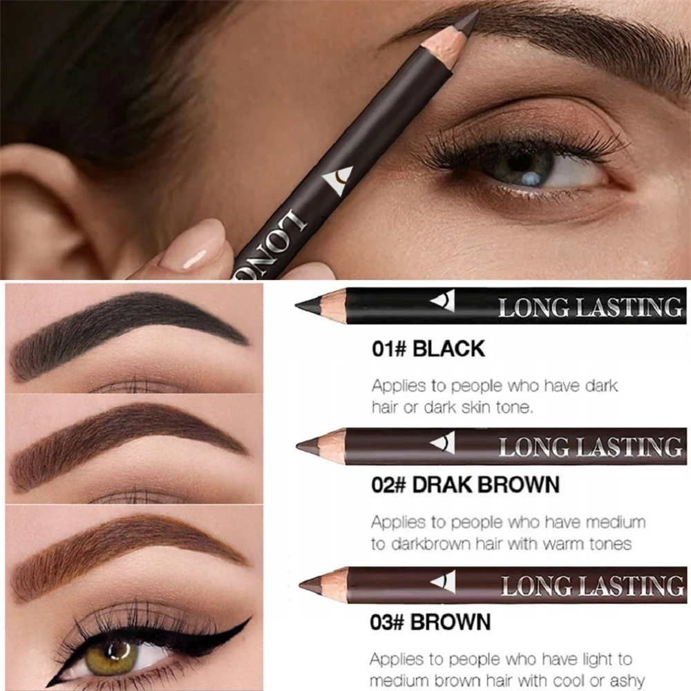 2 in 1 Eyebrow Eyeliner Pencil - огляд і ціна Eyebrow Pomade Pencil