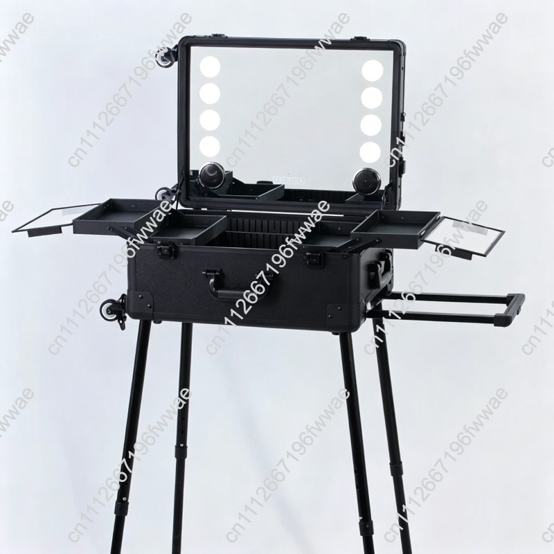 For Makeup box with light trol - огляд і ціна Beauty Makeup Trolley