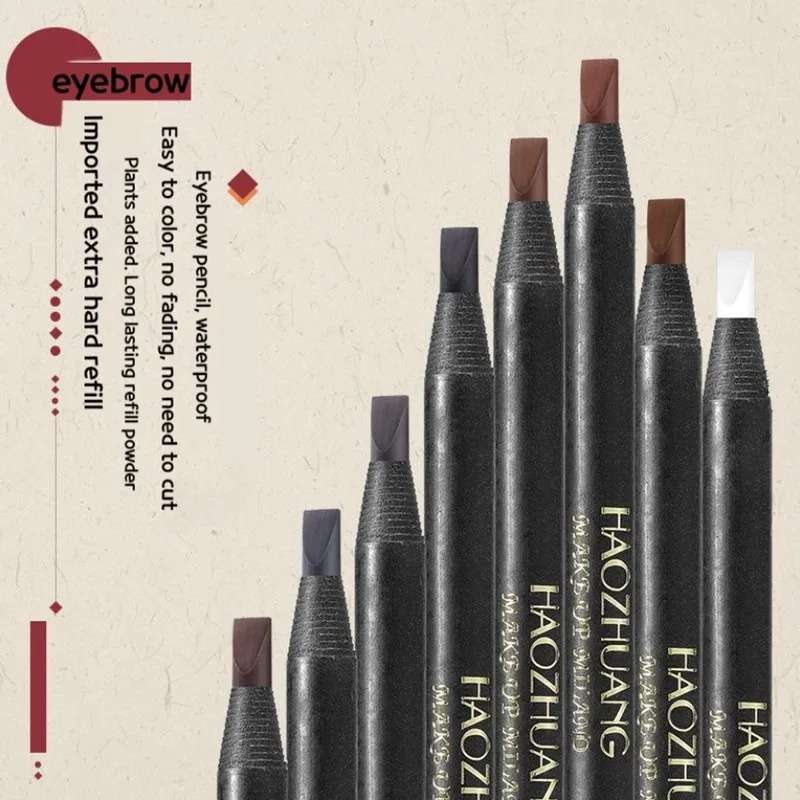 5PCS Haozhuang Eyebrow Pencil  - огляд і ціна Eyebrow Pomade Pencil