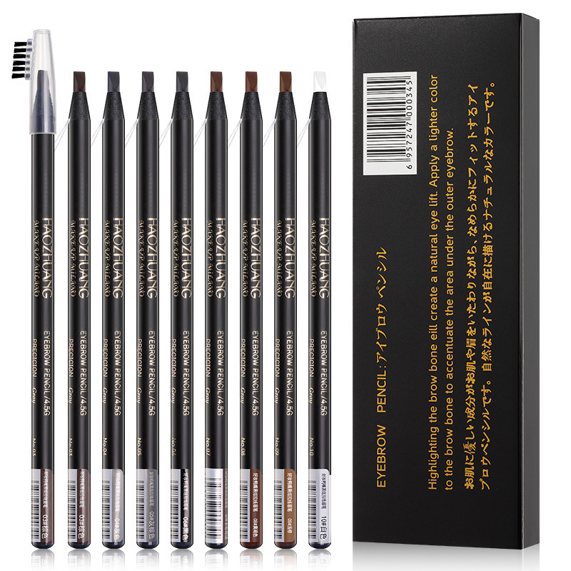5PCS Haozhuang Eyebrow Pencil  - огляд і ціна Eyebrow Pomade Pencil