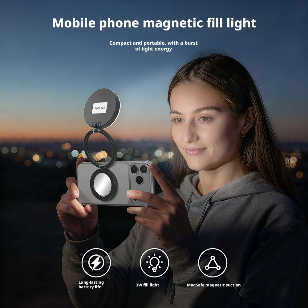 Magnetic Mobile Phone Fill Lig - огляд і ціна Beauty No Makeup